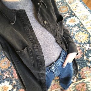 Black Denim Dress / Jacket